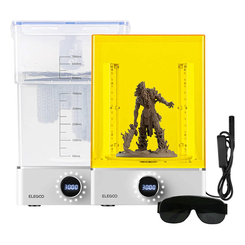 48319_1 Zestaw do mycia i utwardzania wydruków 3D ELEGOO Mercury XS - obrazek 1