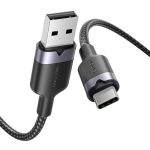 Kabel USB 2.0 A do USB-C 3A Vention CTNBH 2M (czarny) - obrazek 2
