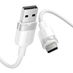 Kabel USB 2.0 A do USB-C 3A Vention CTNWH 2M (biały) - obrazek 2