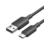 Kabel USB 2.0 A do USB-C 3A Vention CTQBH 2M (czarny)