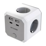 Kostka zasilająca BlitzWolf BW-EC2 8-in-1 (4xAC / 2 x USB-A / 2 x USB-C)