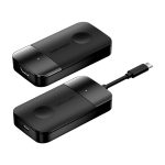 Bezprzewodowy transmiter / odbiornik Vention USB-C do HDMI 0.15m (czarny) - obrazek 3