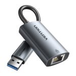 Adapter Vention USB-A + USB-C do Gigabit Ethernet 0.15m