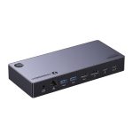 Stacja dokująca 13w1 Ugreen Revodok Max 313 Thunderbolt 4 do 2x USB 3.0, USB 3.2, USB-C 3.2, HDMI 2.1, DisplayPort 1.4, SD/microSD, RJ45, AUX 3.5mm, PD 140W - obrazek 2