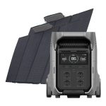 Zestaw: Stacja zasilania EcoFlow Delta Pro 3 + 2x panel fotowoltaiczny 400W