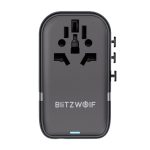 Adapter Podróżny 5w1 Blitzwolf BW-TA2 2xUSB PD + 2xC QC + C GaN 100W - obrazek 3