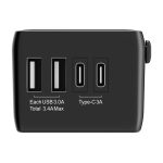 Adapter Podróżny 4w1 Blitzwolf BW-TA1 2xUSB + C + PD 20W - obrazek 3