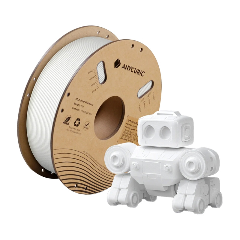 54132_1 Filament High Speed PLA Anycubic 1 KG (Biały) - obrazek 1