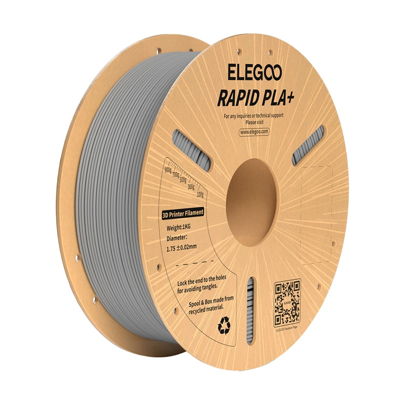 54149_1 Filament Rapid PLA+ ELEGOO (Szary) - obrazek 1