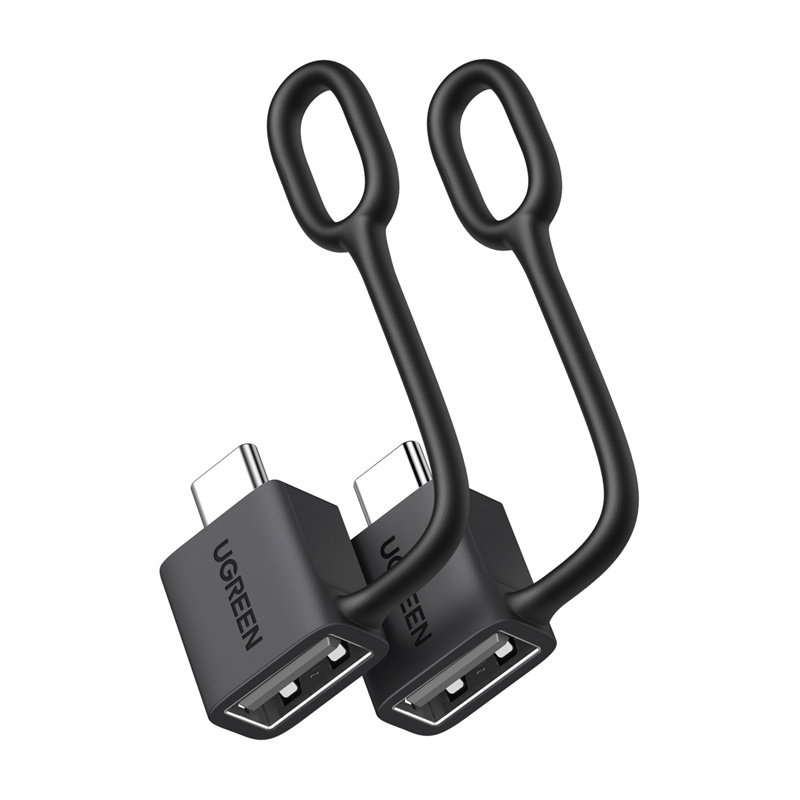 54601_1 Adapter USB-C do USB-A Ugreen LS503, 2 sztuki (biały) - obrazek 1