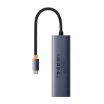Hub BASEUS UltraJoy 4-portowy USB-C (szary) - obrazek 6