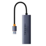 Hub USB BASEUS UltraJoy 4-portowy (szary) - obrazek 2