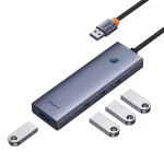 Hub USB BASEUS UltraJoy 4-portowy (szary) - obrazek 6