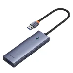 Hub USB BASEUS UltraJoy 4-portowy (szary) - obrazek 3