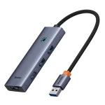Hub USB BASEUS UltraJoy 4-portowy (szary) - obrazek 4