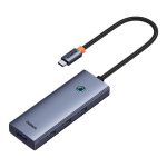 Hub USB-C BASEUS UltraJoy 5-portowy PD (szary) - obrazek 5