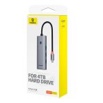 Hub USB-C BASEUS UltraJoy 5-portowy PD (szary) - obrazek 7