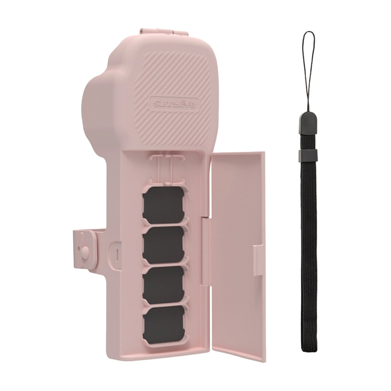 54925_1 Etui ochronne SUNNYLIFE do Osmo Pocket 3 z paskiem (różowe) - obrazek 1