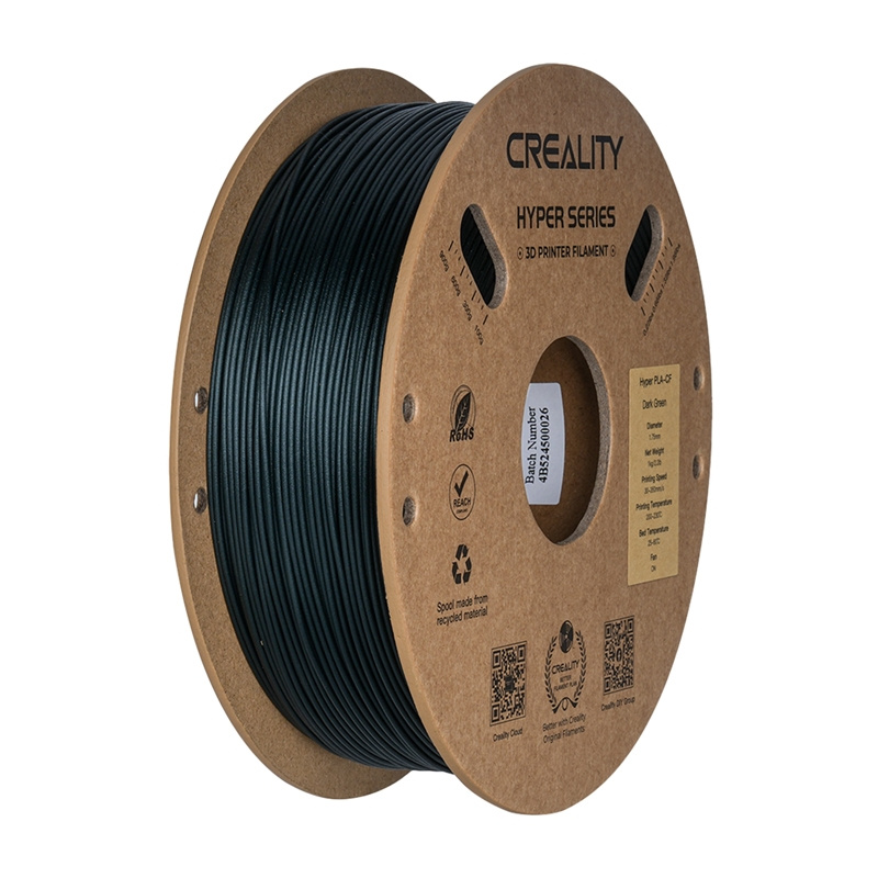 55382_1 Filament CREALITY Hyper PLA-CF (ciemny zielony) - obrazek 1