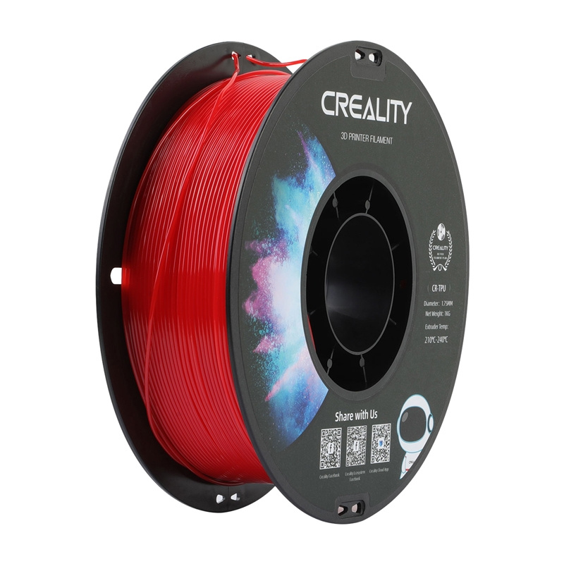 55386_1 Filament CREALITY TPU (czerwony) - obrazek 1