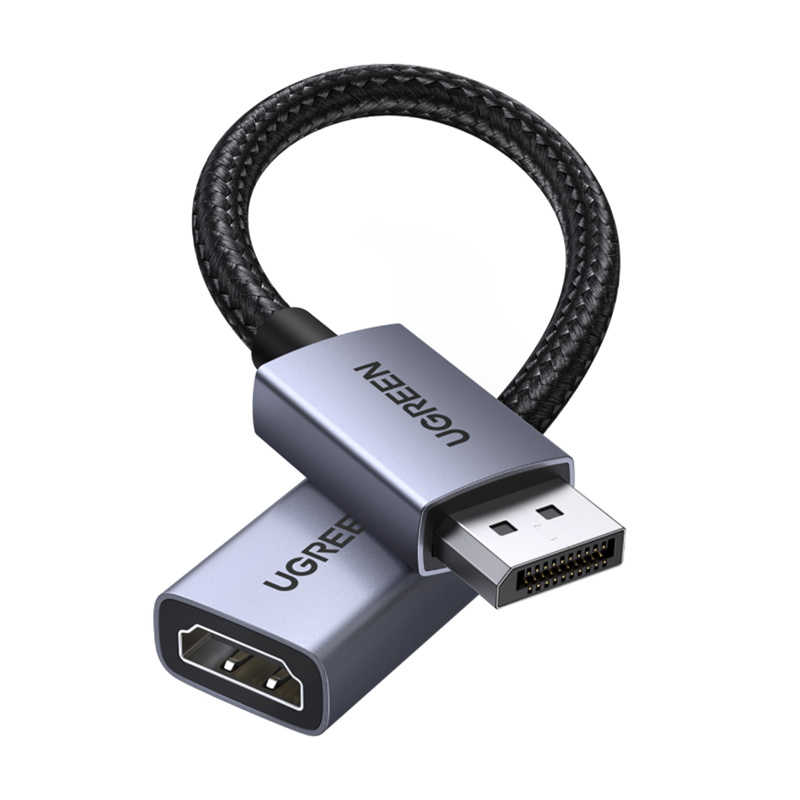 55488_1 Kabel UGREEN DP133 DisplayPort-HDMI 20cm - obrazek 1
