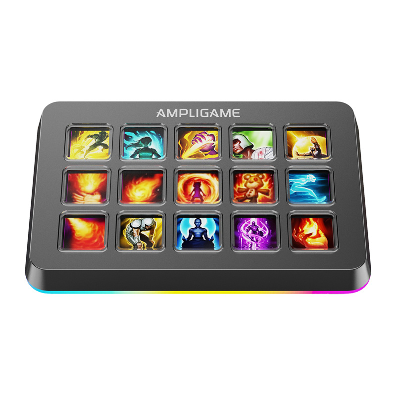 55797_1 Kontroler streamingowy Fifine D6 (czarny) - obrazek 1