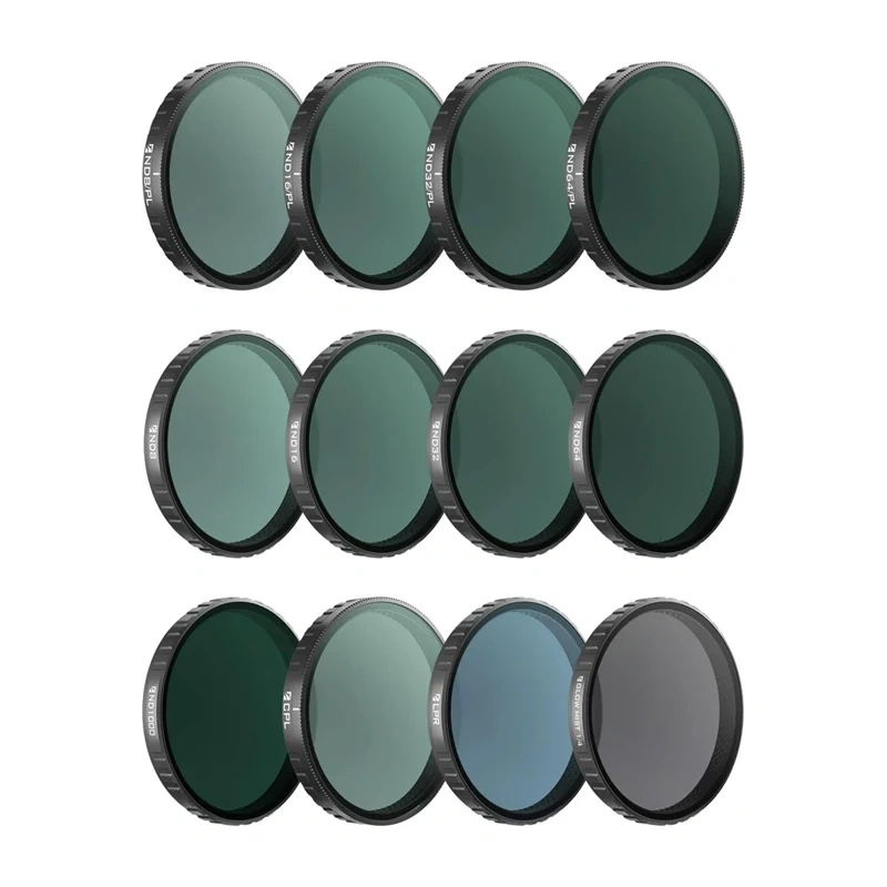 57237_1 Freewell Zestaw filtrów do OSMO Action 6 – Mega Kit – pakiet 12 szt. - obrazek 1