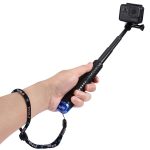 Selfie stick PULUZ do kamer sportowych 19-49cm (czarny) - obrazek 2