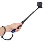 Selfie stick PULUZ do kamer sportowych 19-49cm (czarny) - obrazek 4