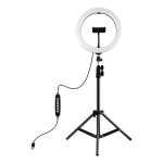 Lampa pierścieniowa PULUZ 26cm statyw 1.1m RGBW LED - obrazek 2