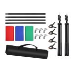 Zestaw/Statyw do mocowania tła fotograficznego Puluz  2x3m + tła fotograficzne 3 szt PKT5205 - obrazek 3