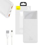 Powerbank BASEUS Bipow 10000mAh 20W 2xUSB USB-C (biały) - obrazek 8
