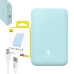 Powerbank BASEUS Magnetic Mini 5000mAh 20W USB-C (niebieski) - obrazek 10