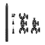 Uchwyt PULUZ na kierownicę + selfie stick 150cm - obrazek 2