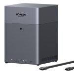 Serwer plików NAS Ugreen DH4300 Plus, 4-dyskowy, A76+A55, 8GB DDR4, 2.5GbE, 4K + kabel HDMI