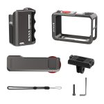 Metalowa obudowa ochronna z uchwytem Puluz dla DJI Osmo Action 5 Pro / Action 4 / Action 3 - obrazek 3