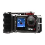 Metalowa obudowa ochronna z uchwytem Puluz dla DJI Osmo Action 5 Pro / Action 4 / Action 3 - obrazek 2