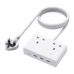 Listwa zasilająca Ugreen Nexode S620 (standard UK) 2x AC, 3x USB, 1x USB-C, 1.5m (biała) - obrazek 2