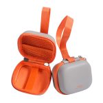 Uniwersalna Mini Torba Transportowa Telesin DisAdv EVA dla kamer sportowych (Szaro-Pomarańczowa) - obrazek 2