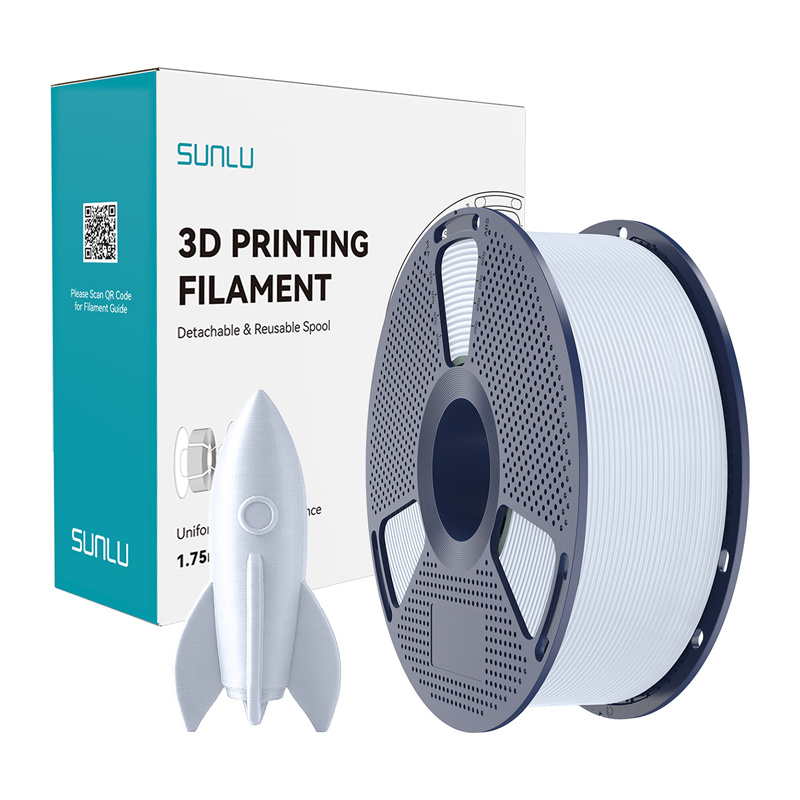 57731_1 Filament SUNLU PLA High-Speed 1.75mm 1kg (biały) - obrazek 1