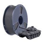 Filament SUNLU PLA+ High-Speed 1.75mm 1kg (szary) - obrazek 2