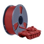Filament SUNLU PLA+ High-Speed 1.75mm 1kg (czerwony) - obrazek 2