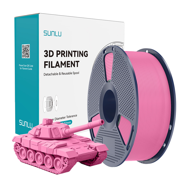 57745_1 Filament SUNLU PLA+ High-Speed 1.75mm 1kg (różowy) - obrazek 1
