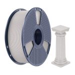 Filament SUNLU PLA High-Speed Marble 1.75mm 1kg (jasnoszary) - obrazek 5