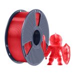 Filament SUNLU PLA+ 1.75mm 1kg (przezroczysty czerwony) - obrazek 2