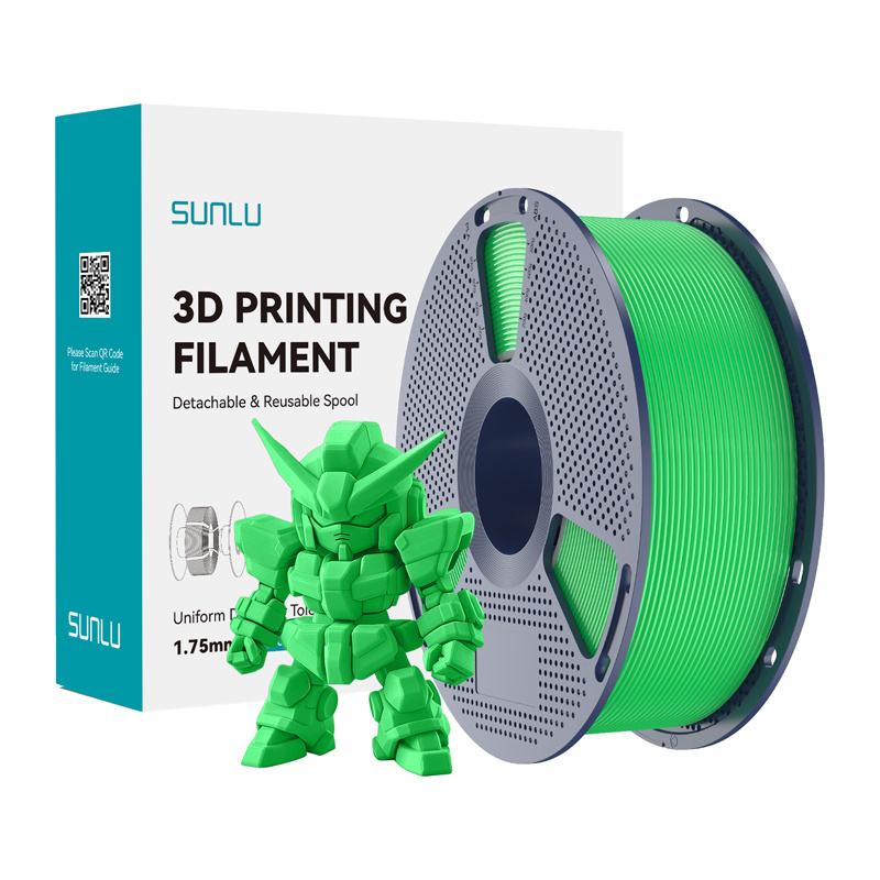 58013_1 Filament Sunlu PLA+ 2.0 (zielony) - obrazek 1