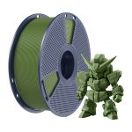 Filament SUNLU PLA+ 2.0 1.75mm 1kg (oliwkowy) - obrazek 2