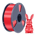 Filament SUNLU PLA+ Silk 1.75mm 1kg (czerwony) - obrazek 2