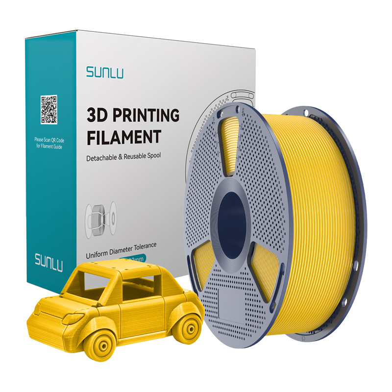 58044_1 Filament SUNLU PETG 1.75mm 1kg (intensywny żółty) - obrazek 1