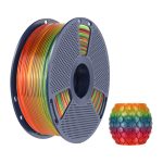 Filament SUNLU PLA 1.75mm 1kg Rainbow 01 (przezroczysty) - obrazek 2